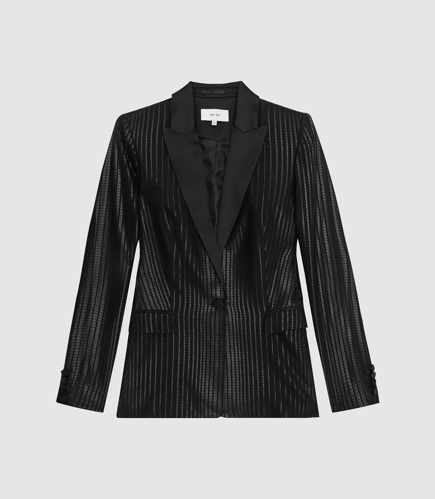 Briar - Shimmer Blazer in Black, Womens, Size 4