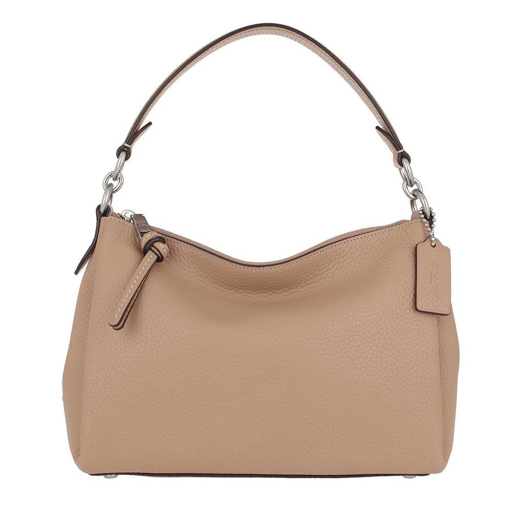 Hobo Bags - Soft Pebble Leather Shay Crossbody Lh/Taupe - beige - Hobo Bags for ladies