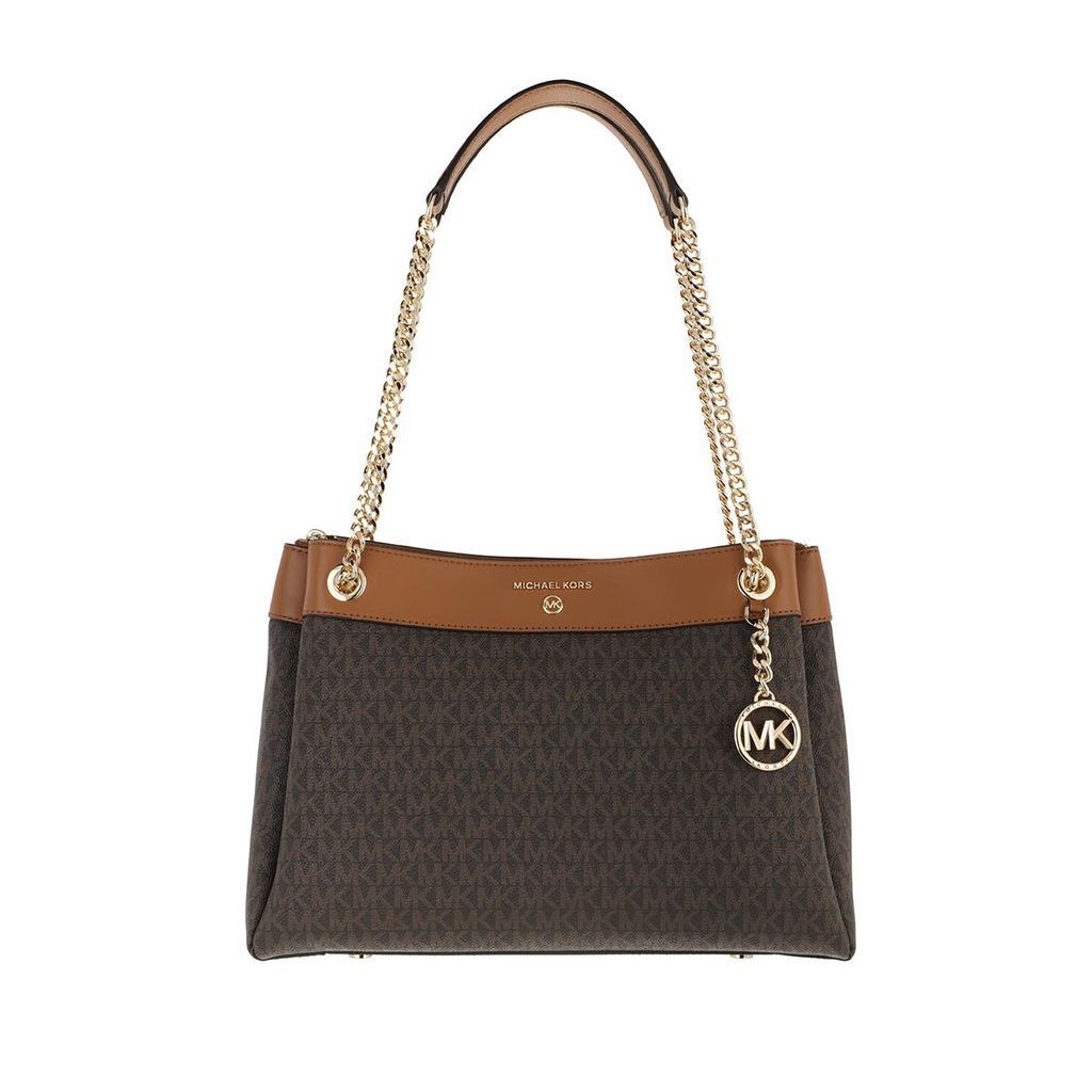 Shopping Bags - Susan Medium Shoulder Bag Brown/Acorn - brown - Shopping Bags for ladies