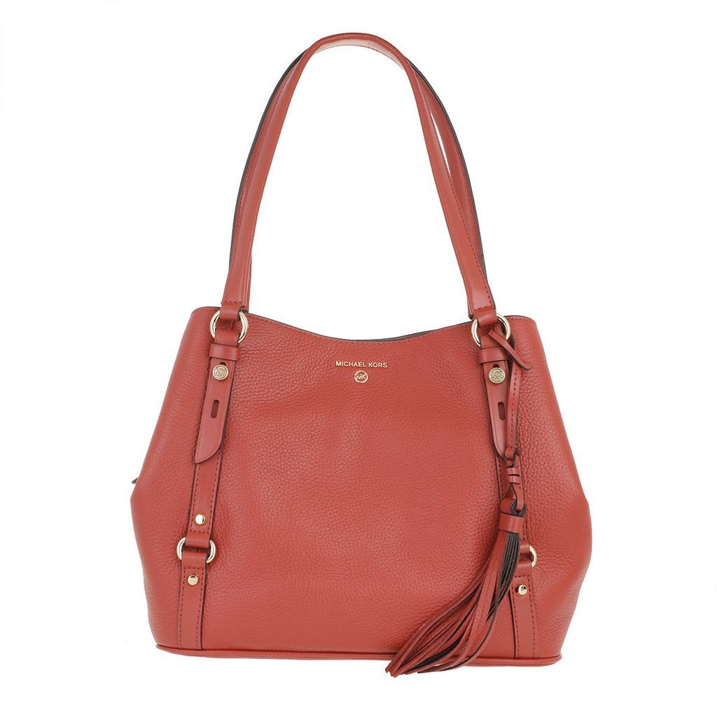 Tote - Carrie Large Shoulder Tote Bag Terracotta - red - Tote for ladies