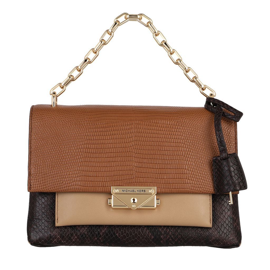 Satchel Bags - Cece Medium Chain Shoulder Bag Luggage Multi - brown - Satchel Bags for ladies