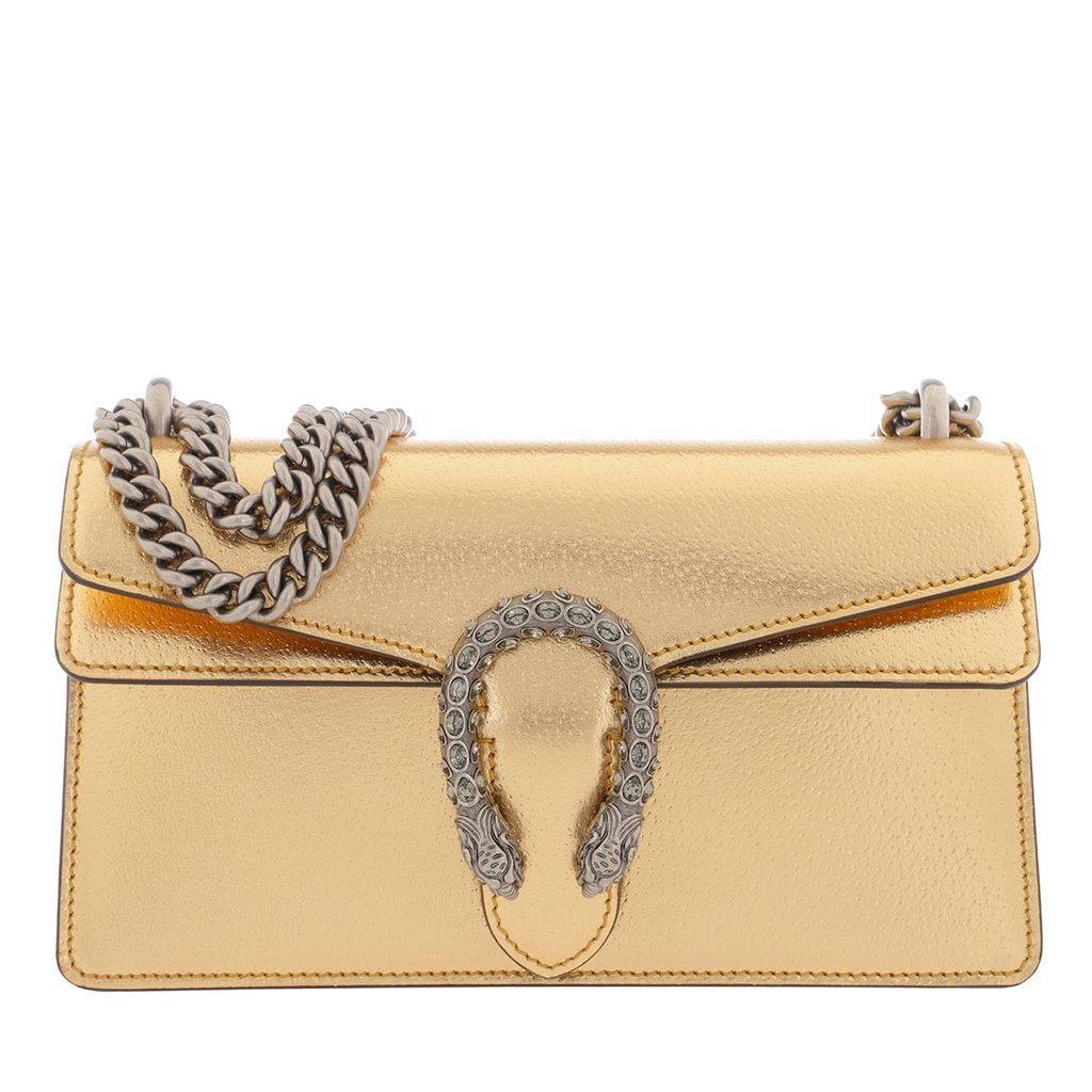 Cross Body Bags - Dionysus Small Shoulder Bag Leather Gold/Black - gold - Cross Body Bags for ladies