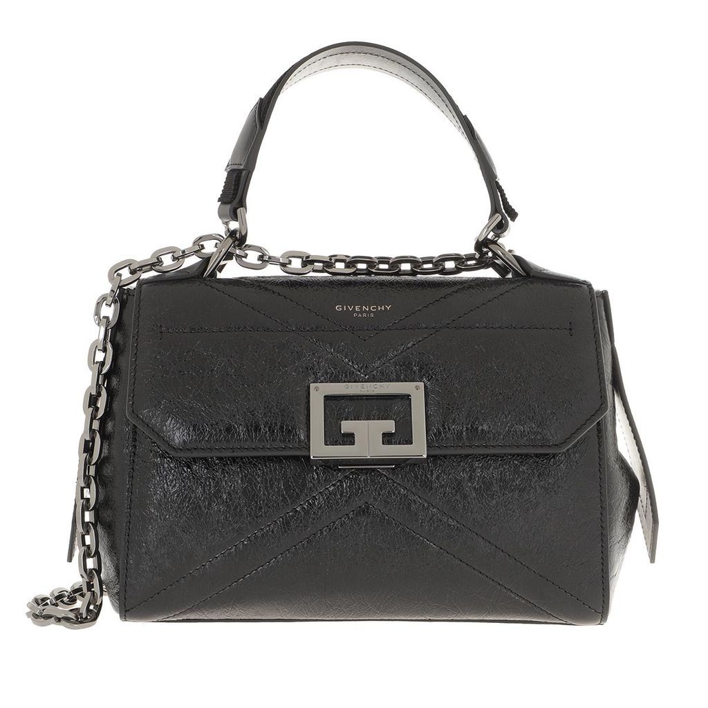 Satchel Bags - Small ID Top Handle Bag Calfskin Black - black - Satchel Bags for ladies
