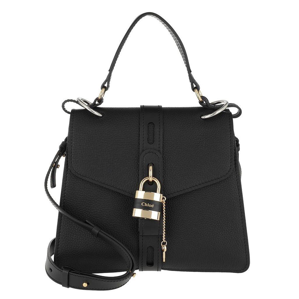 Satchel Bags - Aby Shoulder Bag Medium Leather Black - black - Satchel Bags for ladies