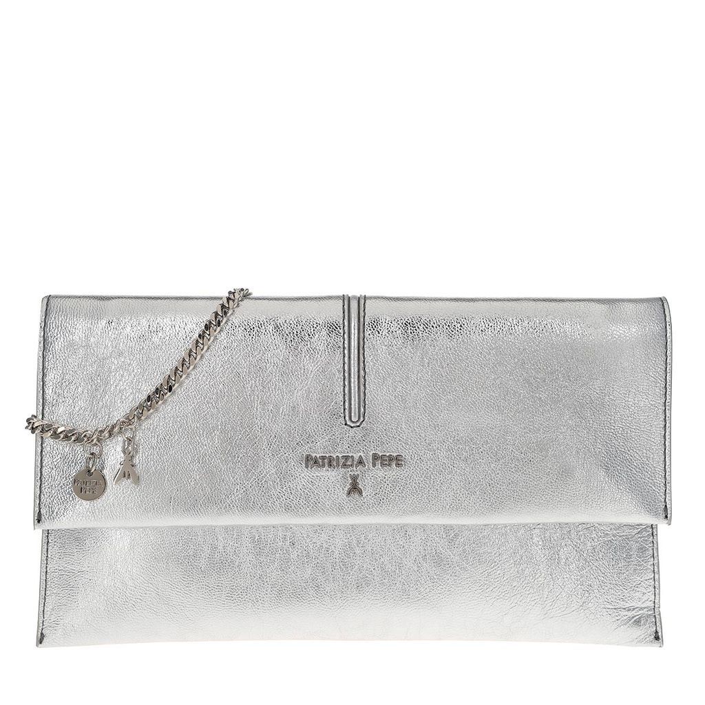 Clutch - Crossbody Bag Silver - silver - Clutch for ladies