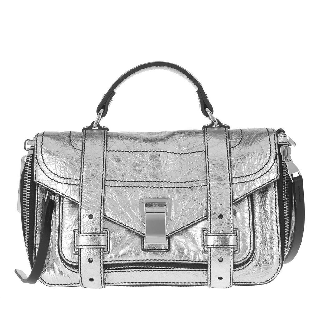 Satchel Bags - PS1 Zip Tiny Crossbody Bag Lambskin Silver - silver - Satchel Bags for ladies