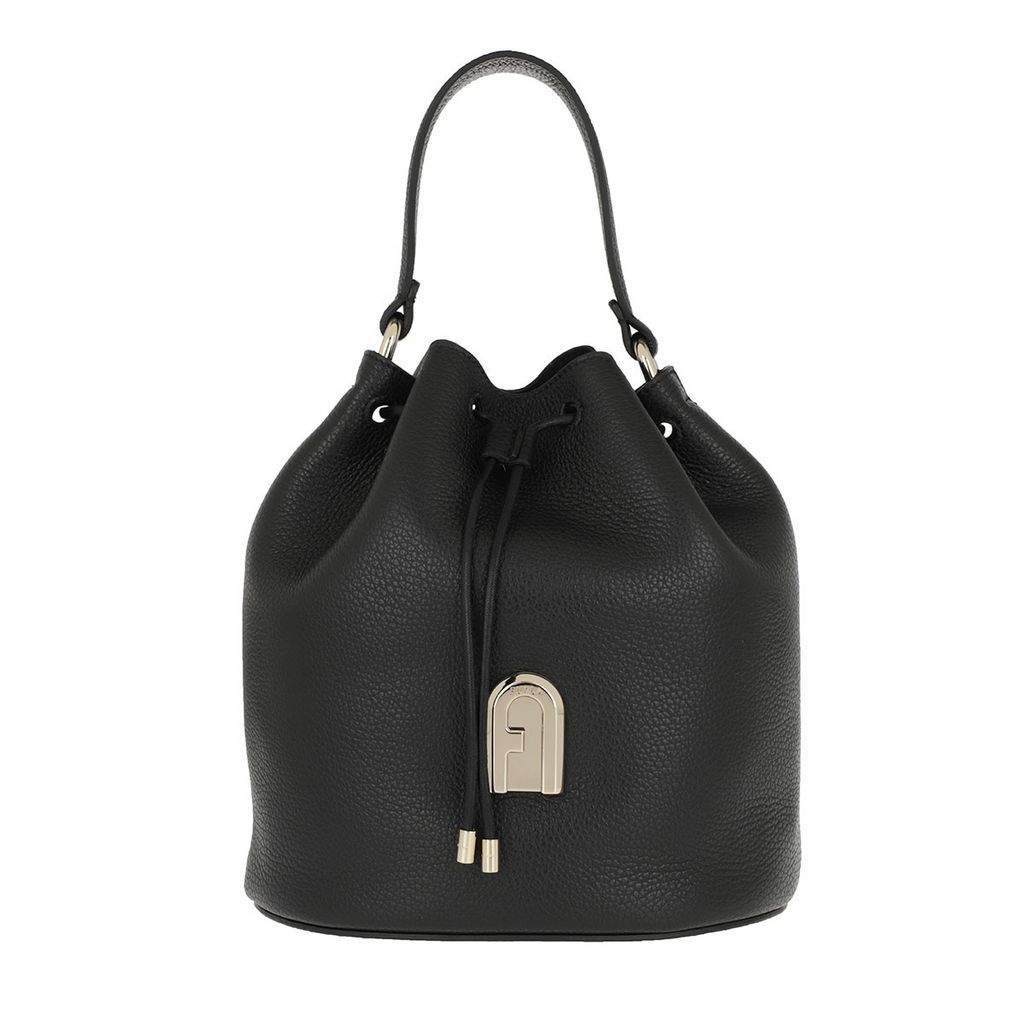 Bucket Bags - Sleek Small Drawstring Nero - black - Bucket Bags for ladies