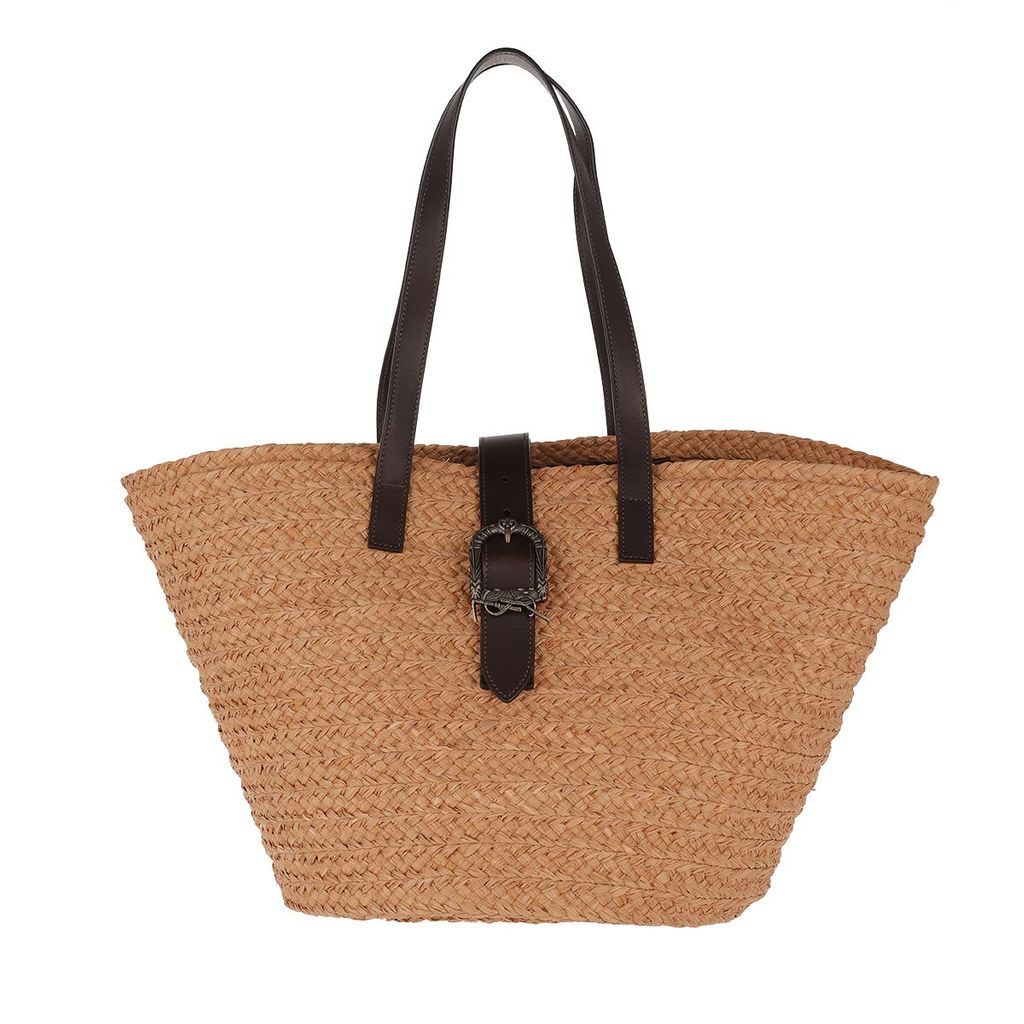 Shopping Bags - Panier Medium Tote Bag Raffia Ivory - brown - Shopping Bags for ladies