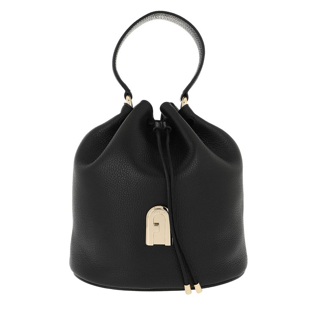 Bucket Bags - Sleek Small Drawstring Nero Toni Nero - black - Bucket Bags for ladies