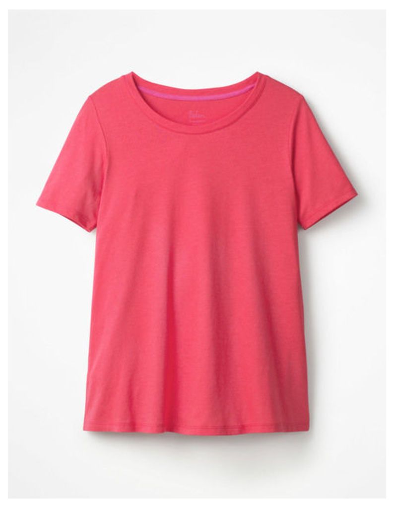 Supersoft Easy Tee Pink Women Boden, Pink