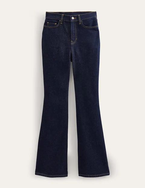 High Rise Flare Jeans Blue Women Boden, Indigo