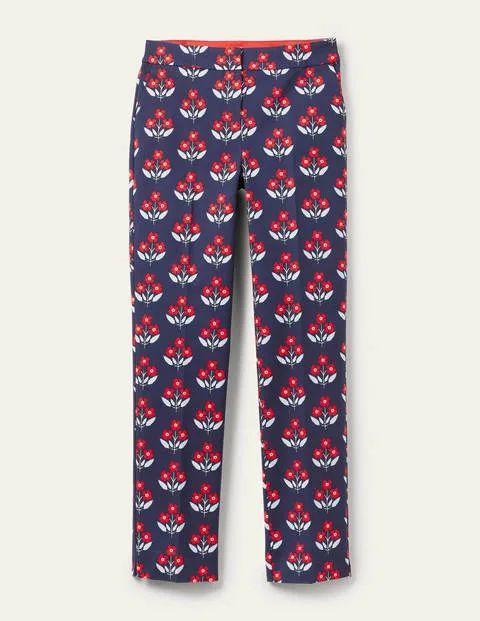 Richmond 7/8 Trousers Navy Women Boden, Navy, Blossoming Bud
