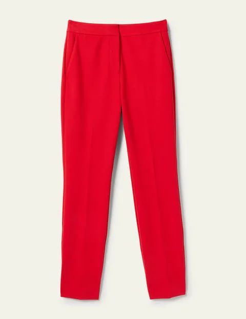 Hampshire Jersey 7/8 Trousers Red Women Boden, Red