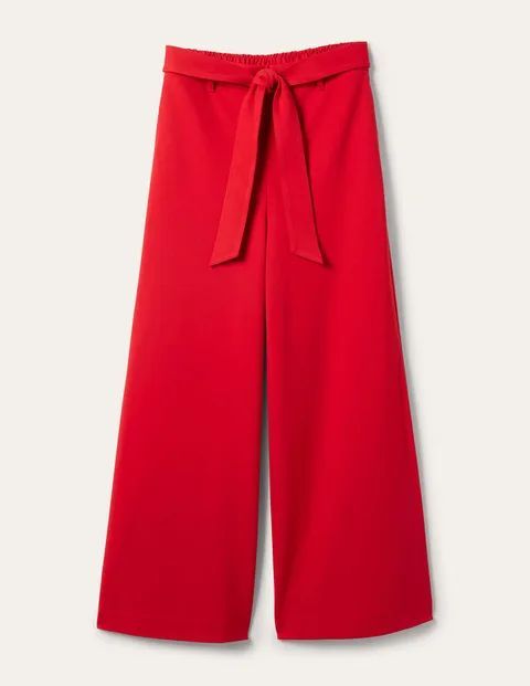 Jersey Pull-On Culottes Red Women Boden, Red