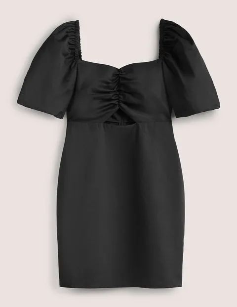 Cut Out Detail Mini Dress Black Women Boden, Black