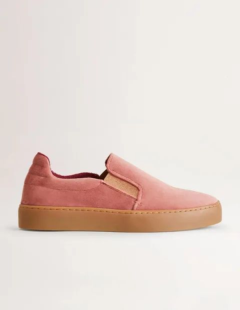 Slip-on Trainers Red Women Boden, Dusty Red