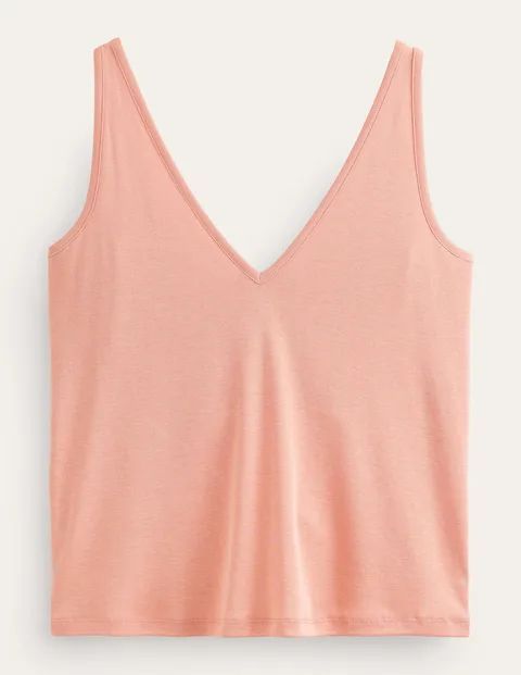 Soft Touch Vest Pink Women Boden, Rose Pink