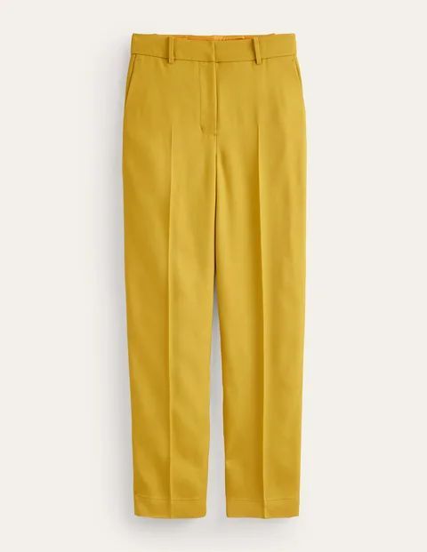 Tailored Tapered Trousers Green Women Boden, Citronelle