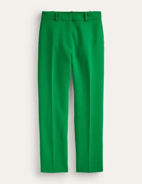 Kew Tailored Trouser Green Women Boden, Rich Emerald