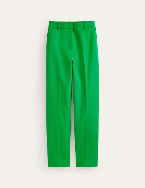 Kew Bi-stretch Trousers Green Women Boden, Green Tambourine