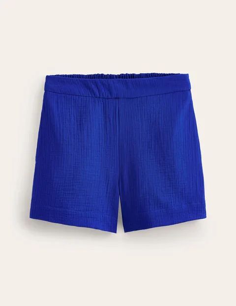Double Cloth Shorts Blue Women Boden, Surf the Web