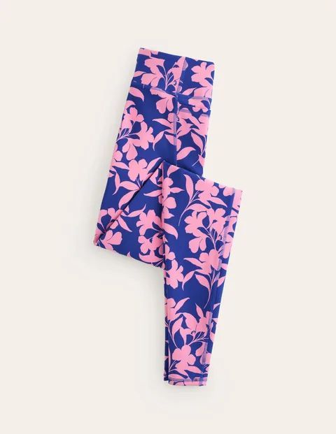 High Waist Pocket Leggings Pink Women Boden, Rose, Silhouette Bloom
