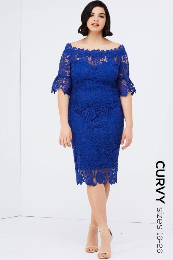 Blue Crochet dress  size: 16 UK, colour: Blue