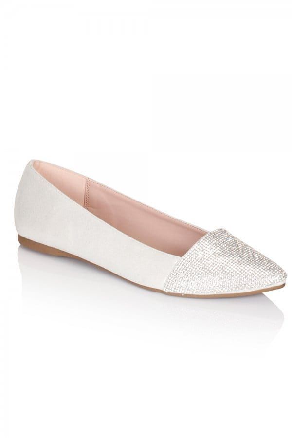 Silver Pointed Glitter Pumps size: Footwear 3 UK, colo