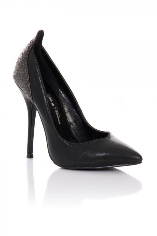 Black Pointed Court Stilettos size: Footwear