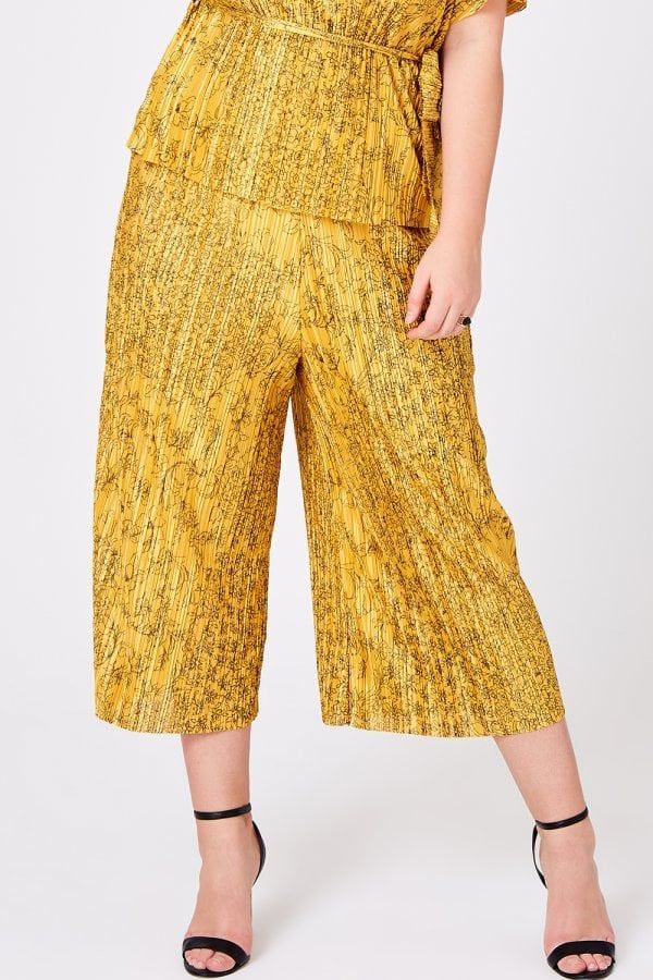 Seth Floral-Print Plisse Trousers Co-ord size: 18