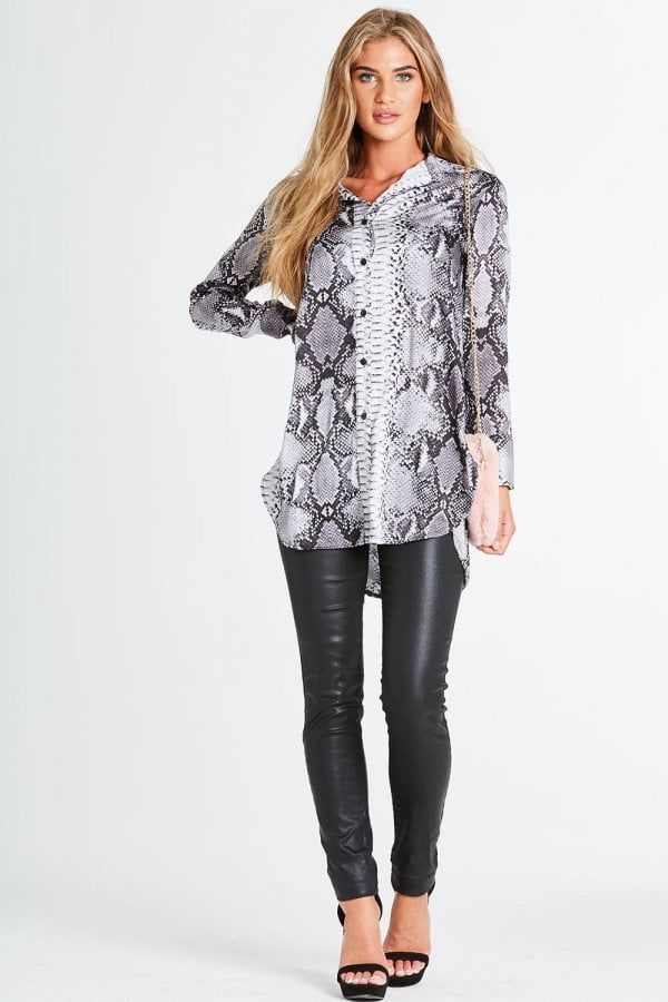 Wild Shirt In Snake Print size: ONE SIZE, colour: Snake Print