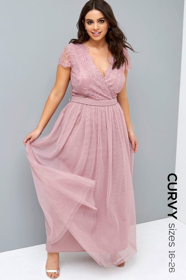 Rose Maxi Dress size: 16 UK, colour: Pink