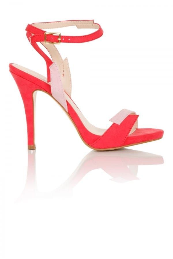 Lightning Pink Contrast Sandals size: Footwea