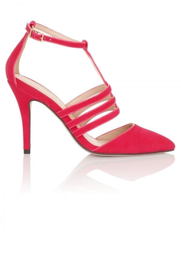 Bess Pink Cage Heels size: Footwear 3 UK, colour: