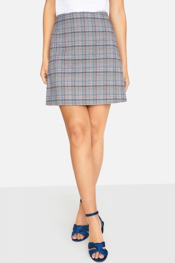 Avenue Check Skirt size: 10 UK, colour: Print