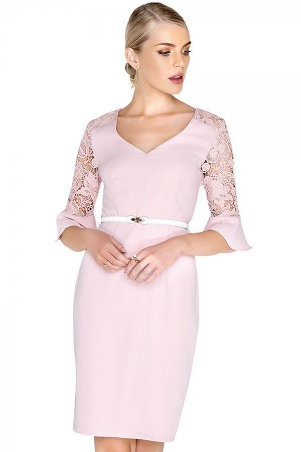Blossom Fluted Dress size: 10 UK, colour: Pink
