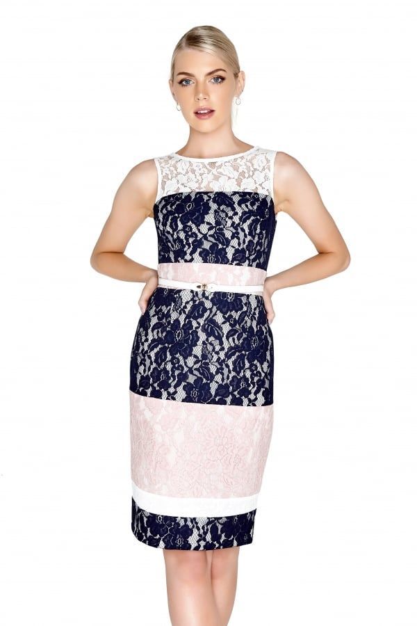 Colour Block Dress size: 10 UK, colour: Print