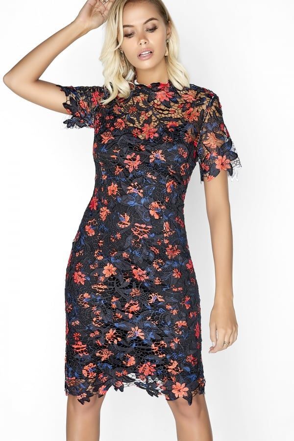 Blossom Lace Dress size: 10 UK, colour: Print