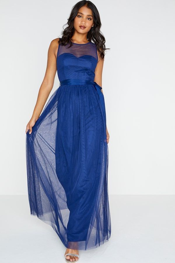 Delphi Sweetheart Mesh Maxi Dress size: 10 UK, colour: