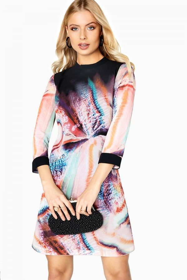 Abstract Print Shift size: 10 UK, colour: Multi