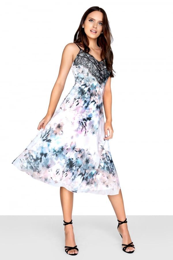 Blur Cami Dress size: 10 UK, colour: Print