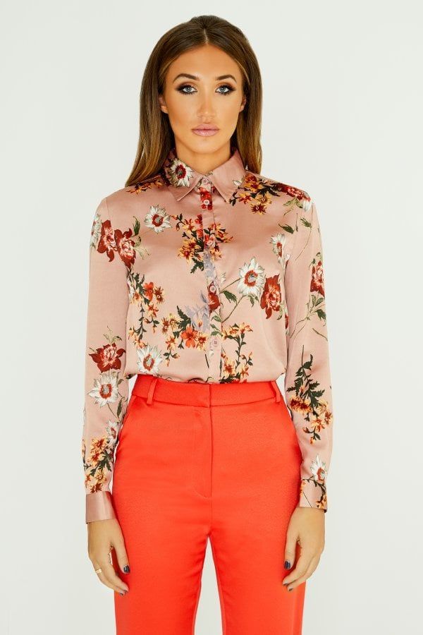 Classic Shirt In Floral Print size: 10 UK, colour: Print