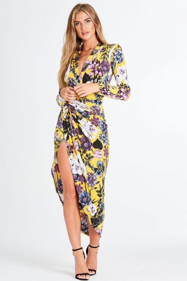Divine Blossom Wrap Dress size: 10 UK, colour: Print