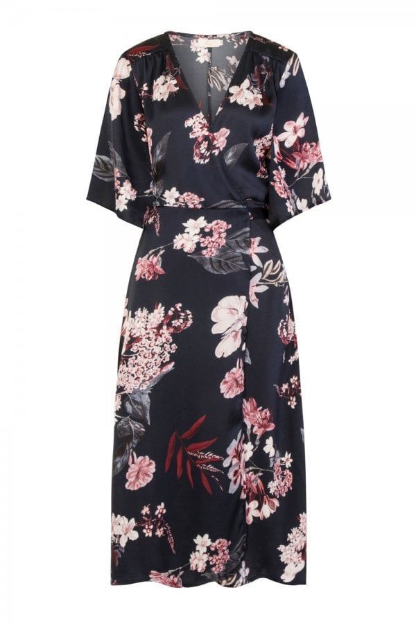 Daydreamer Kimono Sleeve Dress size: M/L, colour: Print