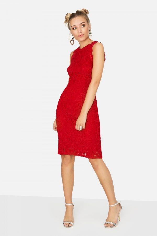 Mystic Cornelli Dress size: 10 UK, colour: Red