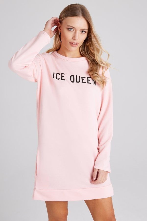 Pink Ice Queen Jumper size: 10 UK, colour: Pink