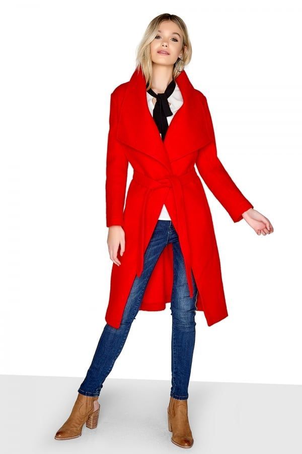 Red Coat  size: 10 UK, colour: Red
