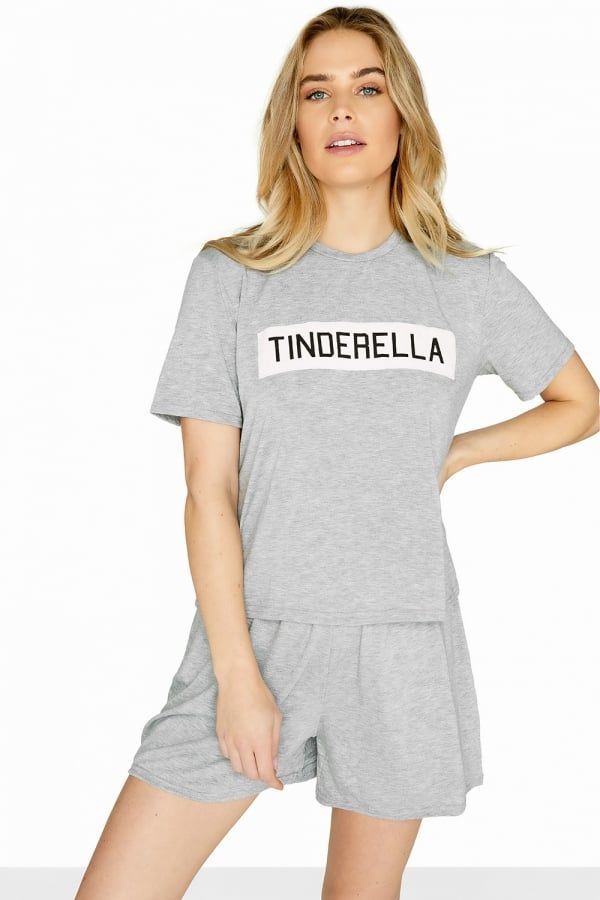 Tinderella 2 Piece size: 10 UK, colour: Grey