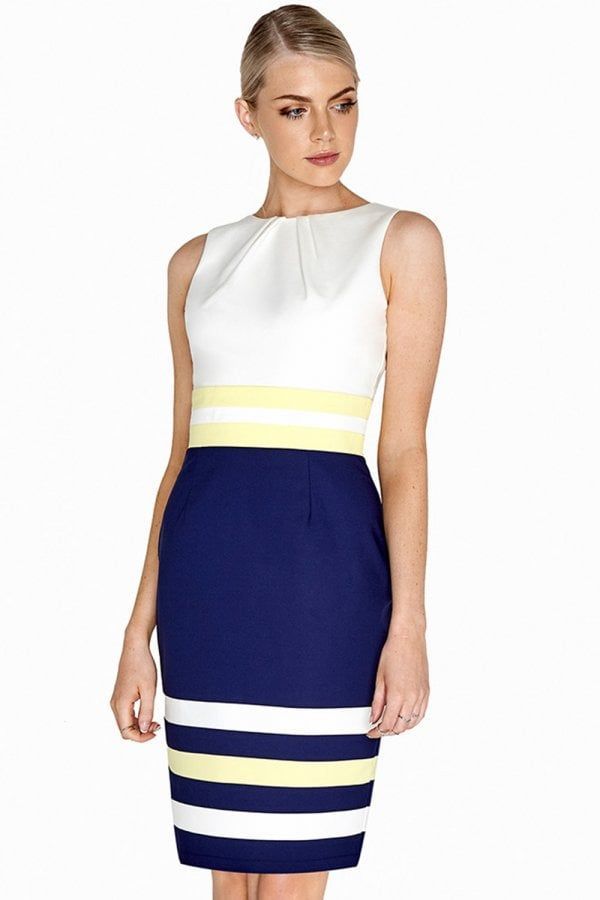 Stripe Hem Dress size: 10 UK, colour: Multi
