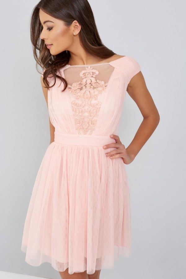 Pink Mini Dress size: 10 UK, colour: Pink